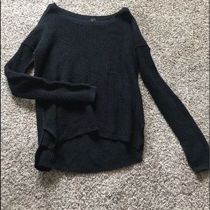 Hollister open shoulder sweater
